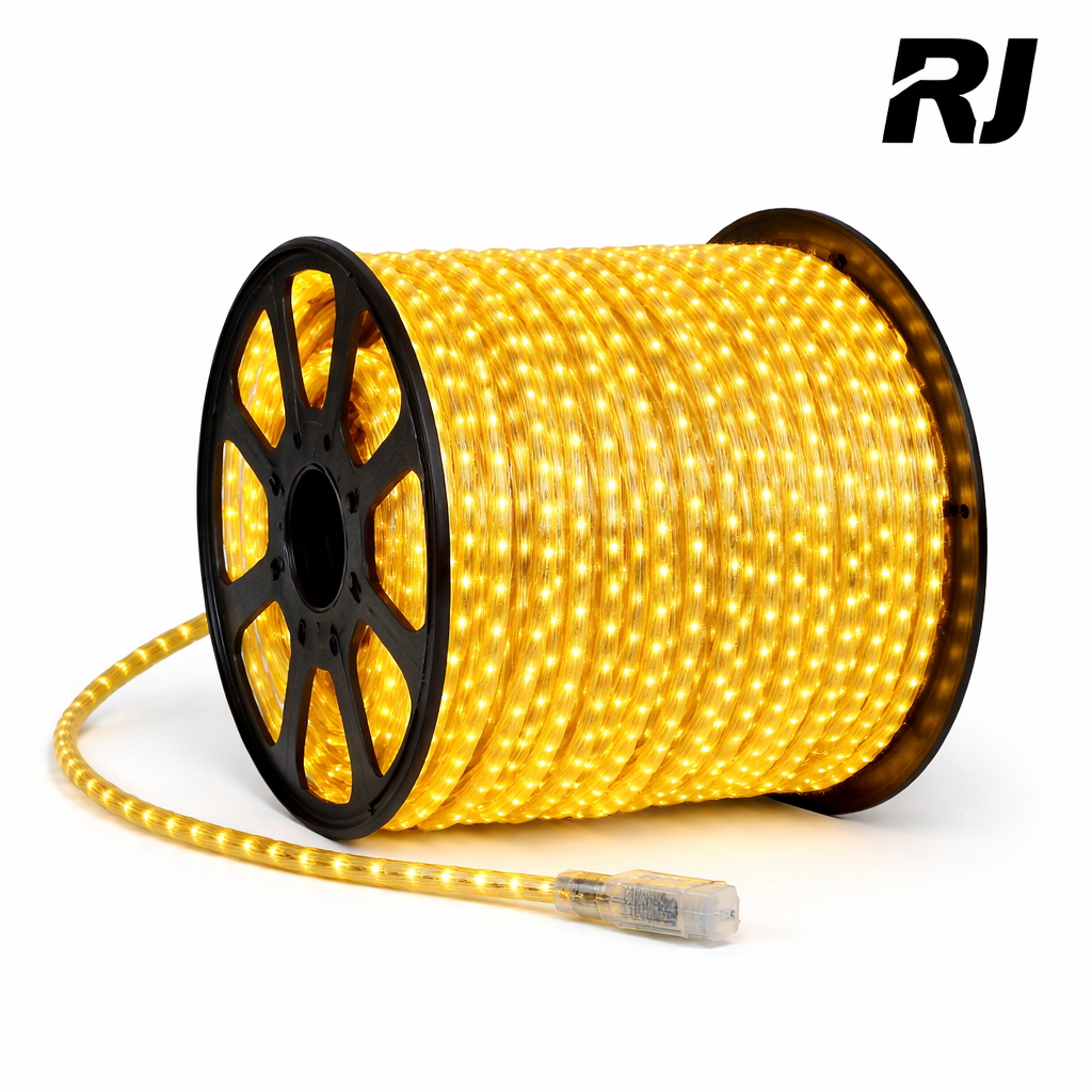 luz de faja amarillo X1 rollo 100 metro