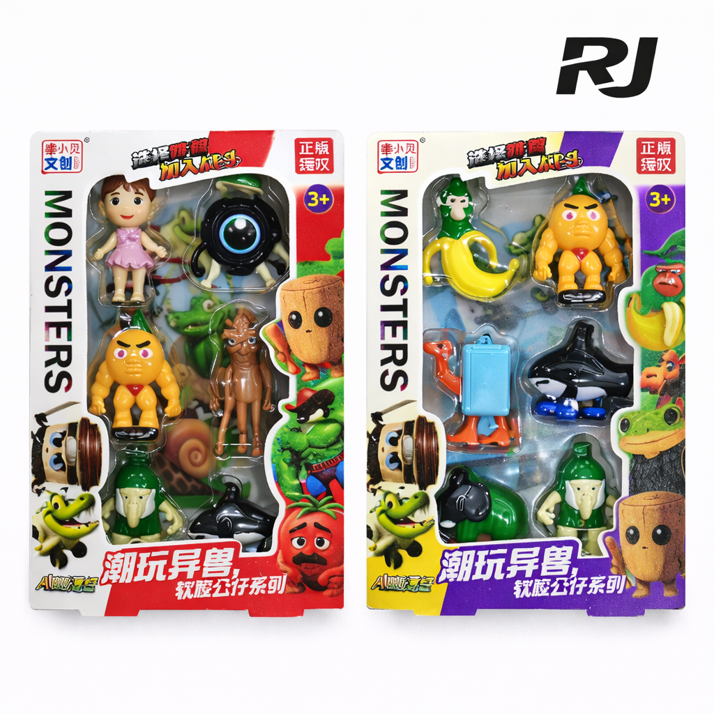 monster en caja 6pcs