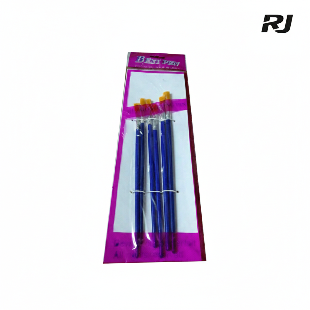 pincel aplastado 6pcs