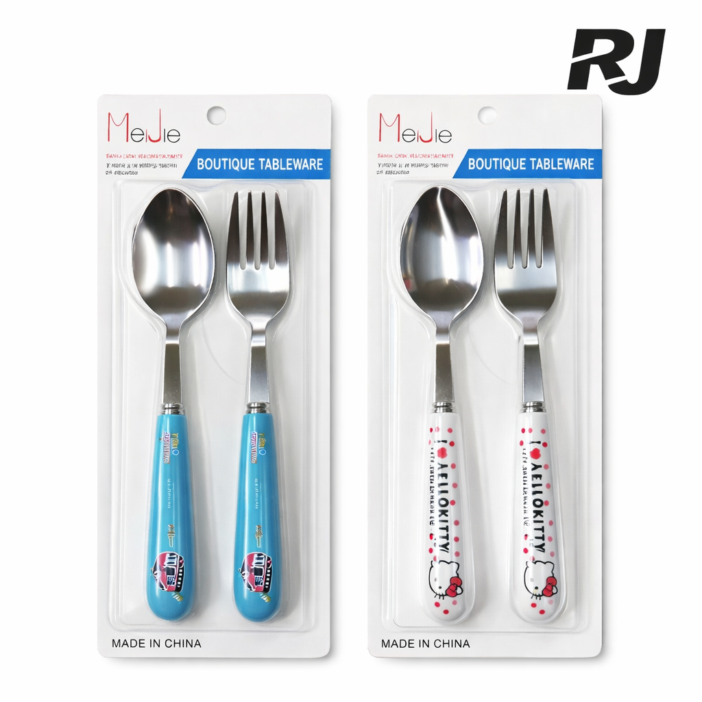set de cuchara c/tenedor 2pcs