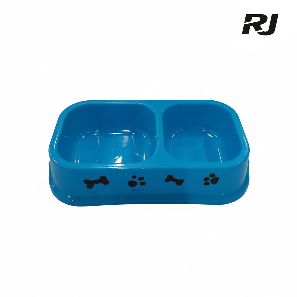 taza p/perro dos espacios rectangul