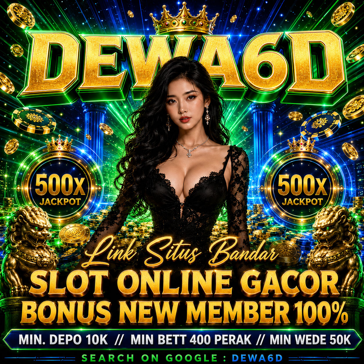 DEWA6D X Claims Legacy Siuins: Situs Resmi Terpercaya Game Slot Online dengan Live RTP Akurat