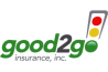 good2Go auto insurance Logo with a traffic light.