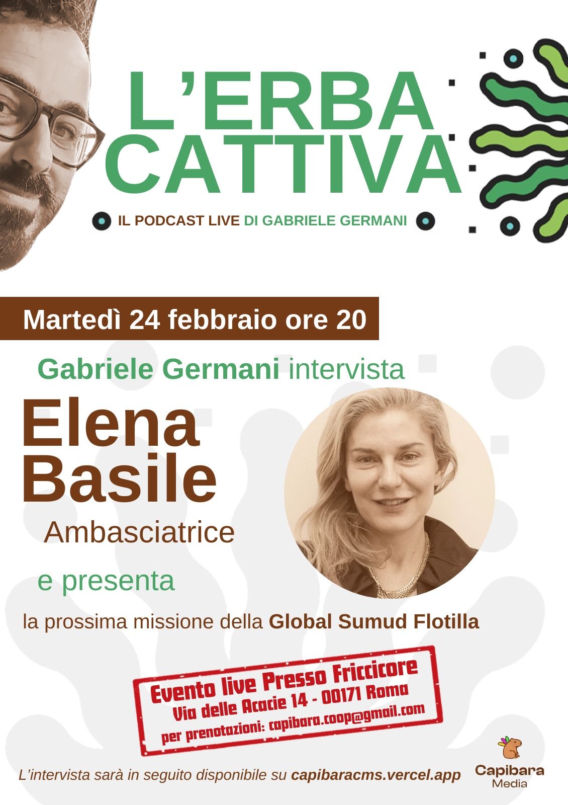L'Erba Cattiva 24 febbraio - Elena Basile