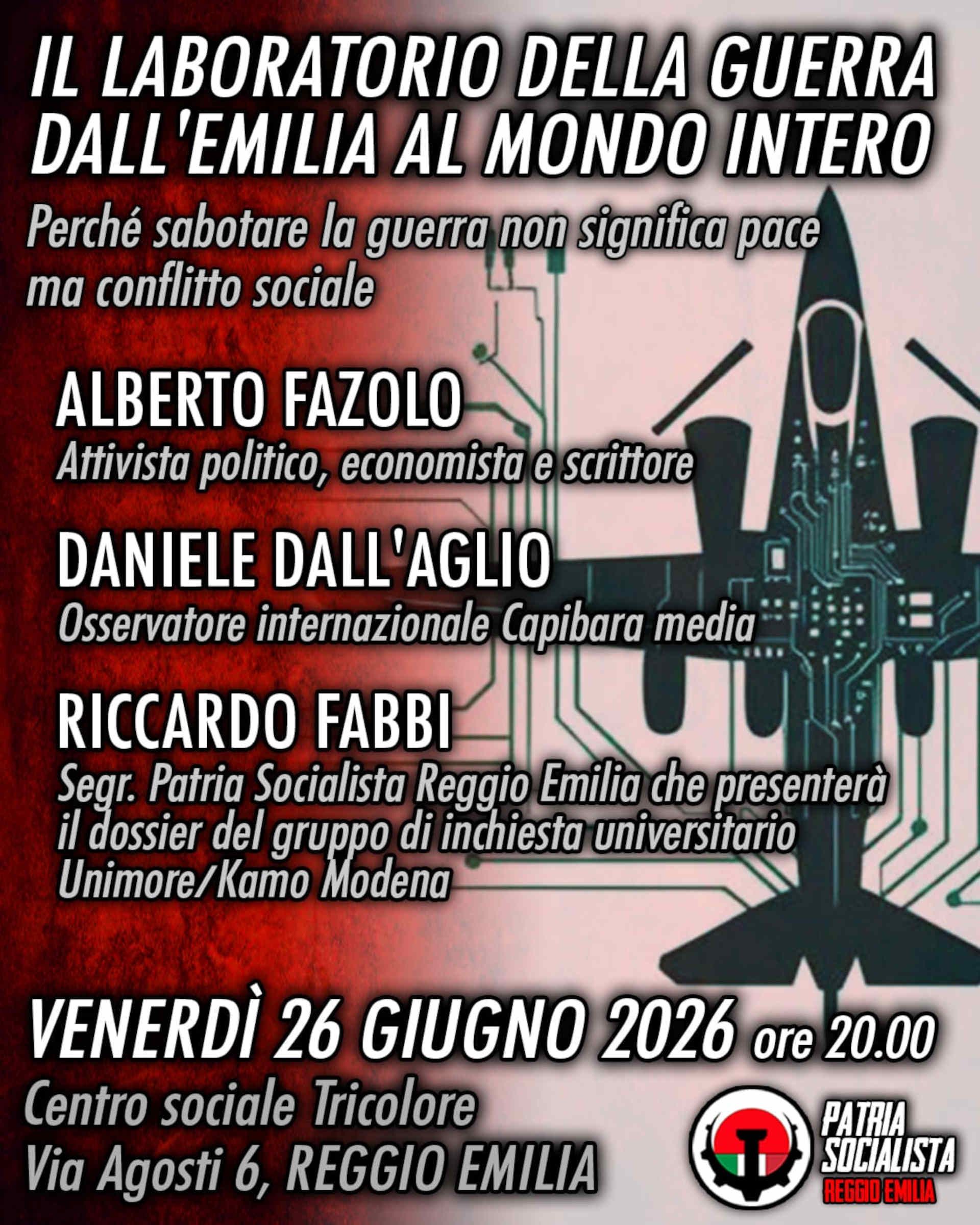 Il laboratorio della guerra dall'Emilia al mondo intero