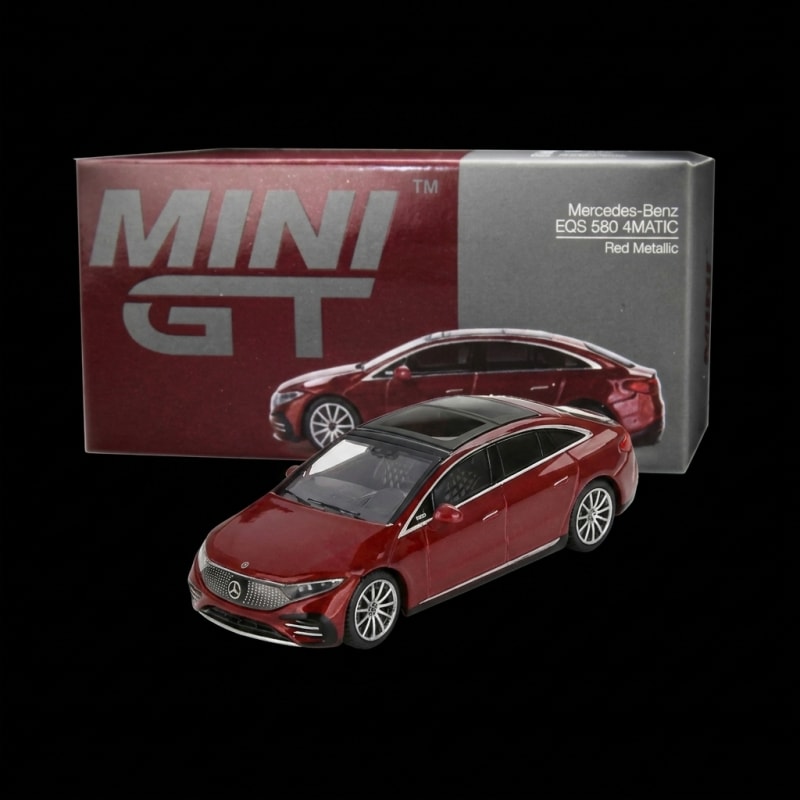 Mini GT - 970 Mercedes-Benz EQS 580 4MATIC Red Metallic