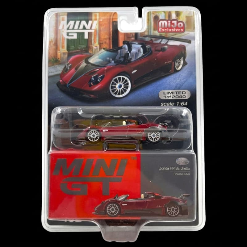 Mini GT - Pagani Zonda HP Barchetta Red Dubai (Blister Pack)