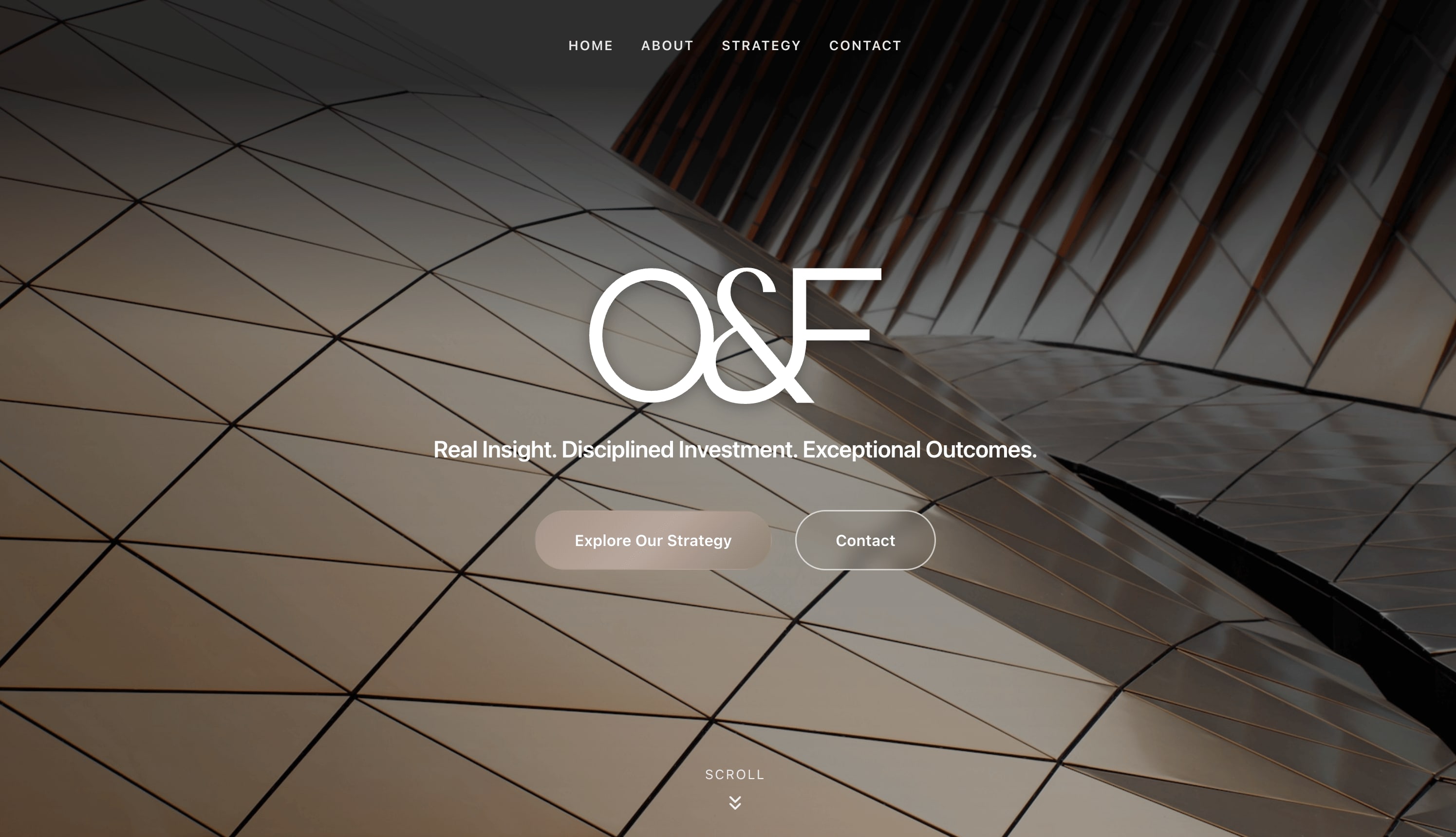 Institutional Real Estate Investment Website Design & Development