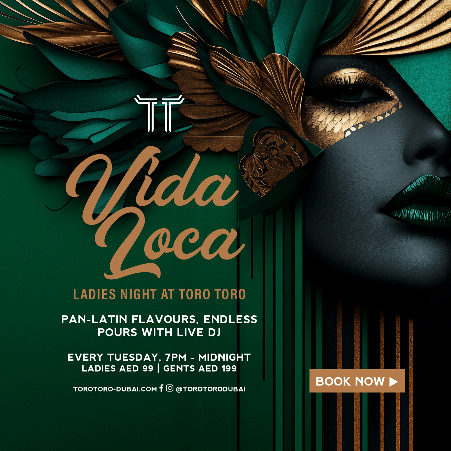 Vida Loca - Tuesday Ladies Night at Toro Toro