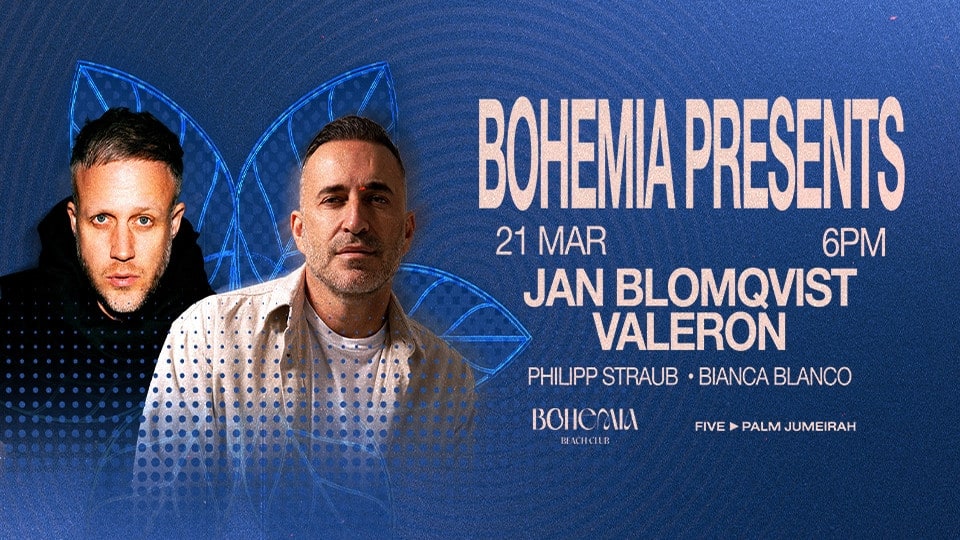 Bohemia Presents Jan Blomqvist & Valeron: A Beachfront Electronic Odyssey