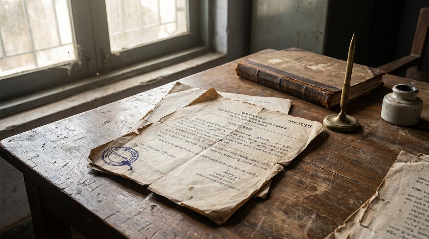 How to Read an Odisha Khatian (Form 16 RoR) Like a Title Lawyer: 10 Columns That Break Deals