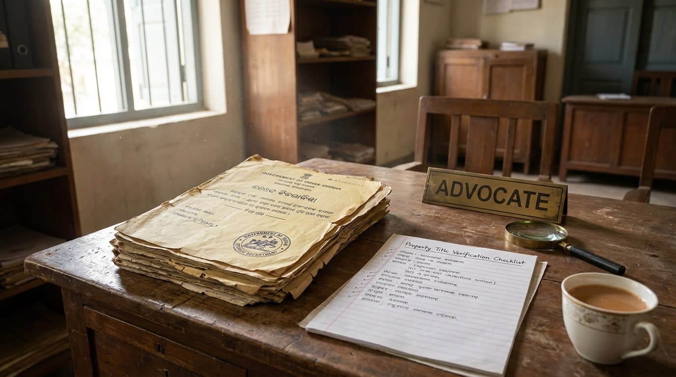 Odisha Property Title Verification Checklist for Advocates