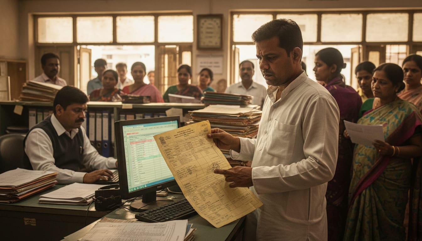 Always verify digital records directly at the Sub-Registrar office counter.