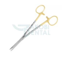 Needle holder Olsen-Hegar NH 5072, 140mm Tungsten Carbide inserts (TC), beaks serrated, stainless steel
