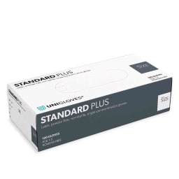 Unigloves Standard Plus natuurlatex handschoenen (100 stuks)