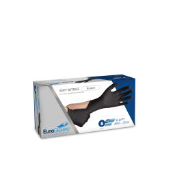 Eurogloves Handschoenen Soft-Nitrile Zwart (100 stuks)