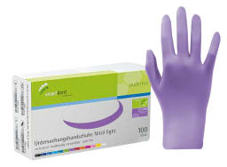 Smartdent onderzoekshandschoenen Nitril Light, berry