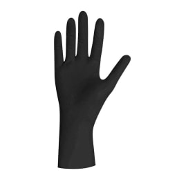 Unigloves BLACK LATEX handschoenen (100 stuks)
