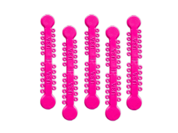 ELASTISCHE LIGATUREN fuchsia Stick (Inhalt 1000 Stück) Latexfrei
