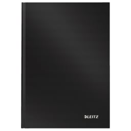 Leitz notebook Solid A5 HC 160 pages squared black