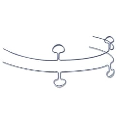 CNA Mushroom Loop 10/PK, .017 x .025, 34 mm, bovenkaak