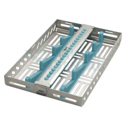 Photo mirror cassette PMDK43, stainless steel, 290x187x35mm, incl. closing bar with silicon rails.