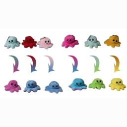 Plüsch Schlüsselanhänger Oktopus Flip (18 St.)