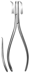 Wire sizing and ligature pliers-Lingual-