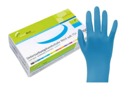 Smartdent onderzoekshandschoenen Nitril Soft, lichtblauw