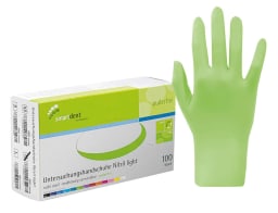 Smartdent onderzoekshandschoenen Nitril Light, lime