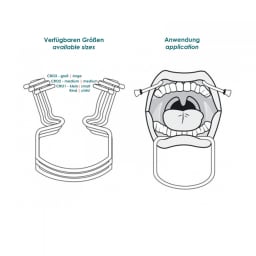 Cheek retractor Oringer CRO 1, Size: small, for Children, stainless steel