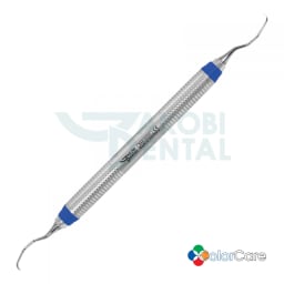 Gracey Curette 13/14, MINI, ColorCare handle # 7, Colour: red, stainless steel