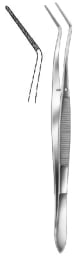 Dental tweezers, Meriam, serrated
