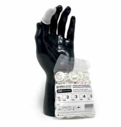 Unigloves poedervrije latex vingerbedjes (100 stuks)
