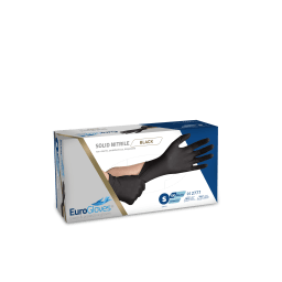 Eurogloves Handschoenen Solid-Nitrile Zwart (100 stuks)