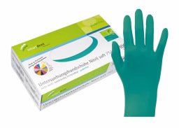Smartdent onderzoekshandschoenen Nitril Soft, turquoise