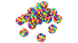 Regenbogenspringbälle (45mm) (24 St.)