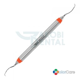 Gracey Curette 11/12, LONG, ColorCare handle # 7, Colour: green, stainless steel