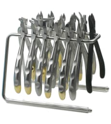 Forceps rack stainless with non-slip silicone feet