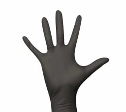 Euronda Monoart black nitrile gloves (100 pcs)