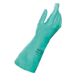 ASSI-TecLog Ultranitril 492 green gloves 32 cm (10 pairs)