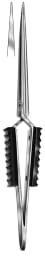 Soldering tweezers with insulated handles 160 mm