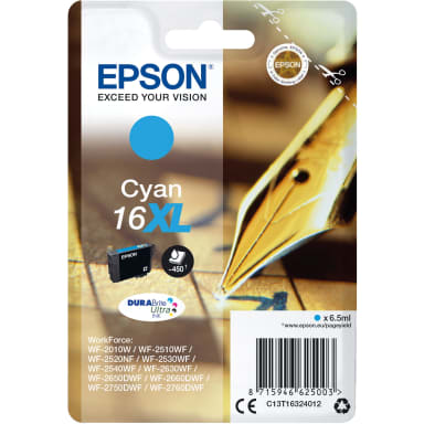 Epson ink cartridge 16XL 6.5 ml cyan