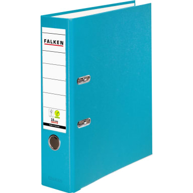 Falken ring binder S80 A4 80 mm PP turquoise