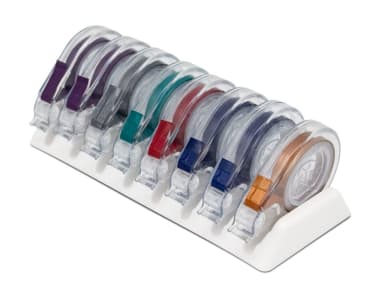 ZIRC EZ-ID Markeringstape Metallic Zwart