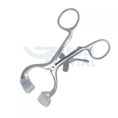 Mouth gags MGC for Children, 12cm, in ratchet design, can be fixed, stainless steel