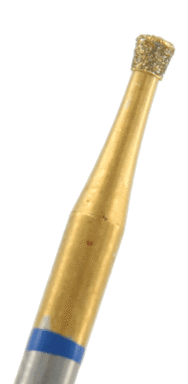 GOLD-Diamant umgek. Kegel Körnung: Blau (standard, 1 Packung á 5 Stück)