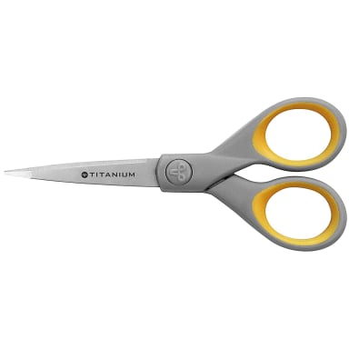 Westcott scissors Titanium Super 13 cm yellow/grey
