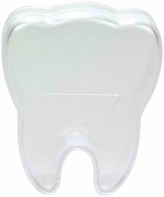 Milch-Zahn-Box weiß-transparent