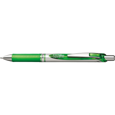 Pentel gel pen EnerGel 0.35 mm retractable light green